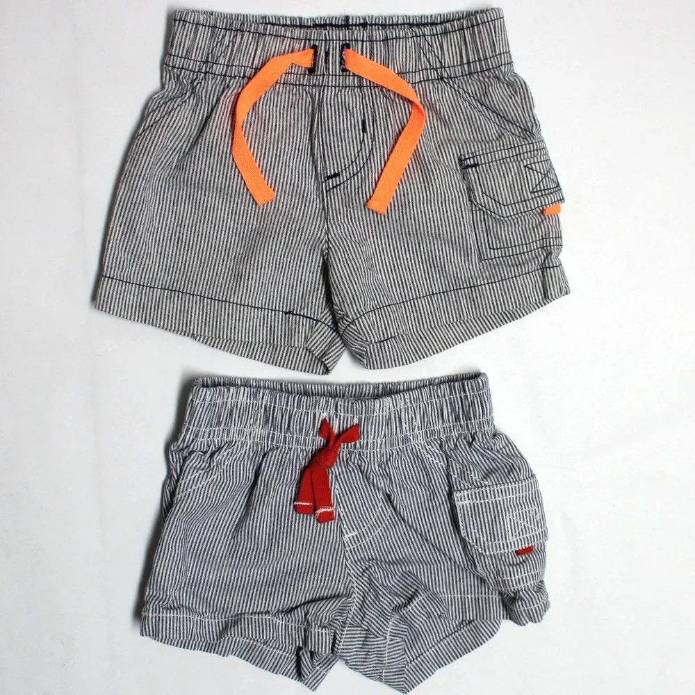 8 Pair - 5 Size 3 Months - 3 Size 0-3 Months Boys Older Shorts Was Part of Sets